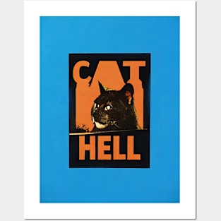 Cat from hell Posters and Art